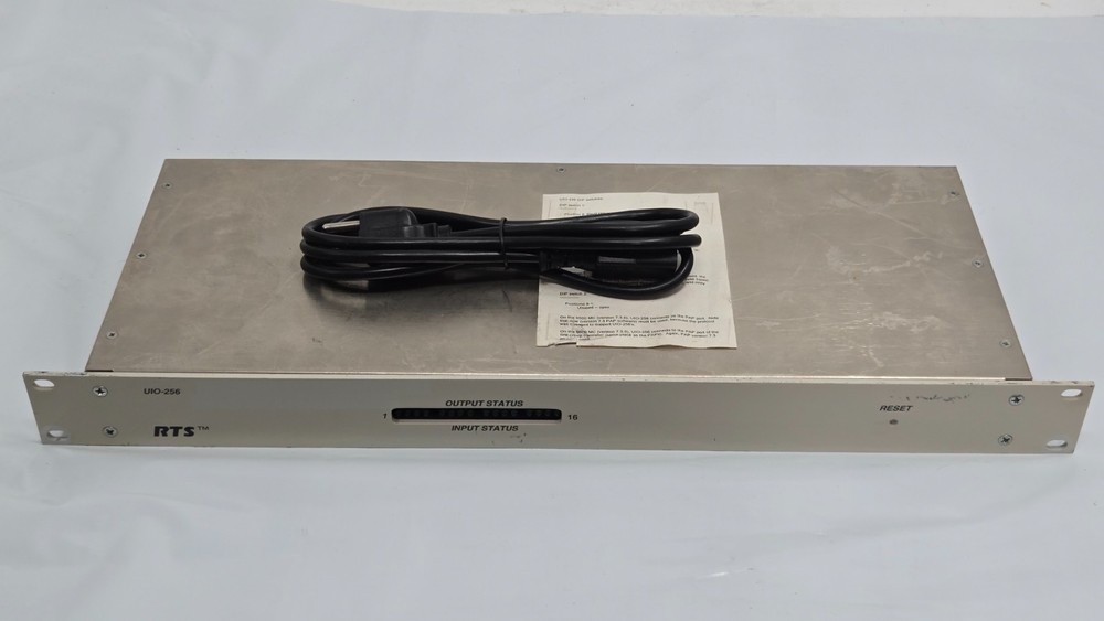 RTS Systems Telex UIO-256 16-Inputs / 16-Outputs GPI Interface