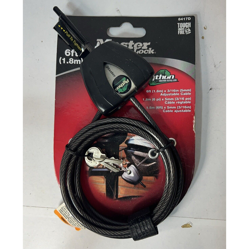 Master Lock 8417D Python Adjustable Locking Cable