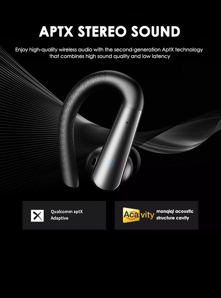 Bluetooth Wireless Headphones Noise Cancelling EarHook for Galaxy Note10+ 5G