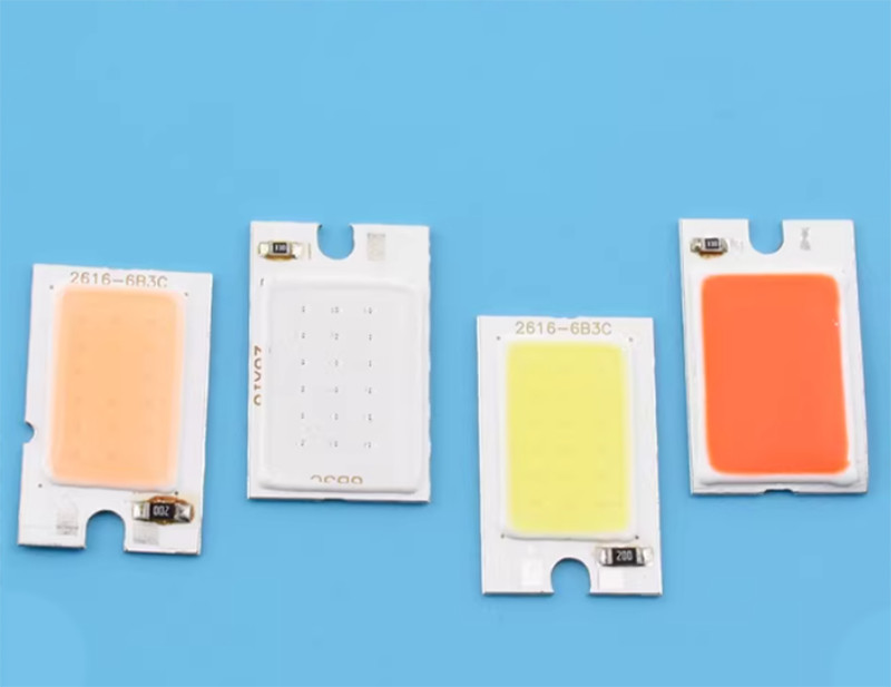 Small Volume 12V Square LED Bead Light Source 5V Luminous Light Board 7-colors