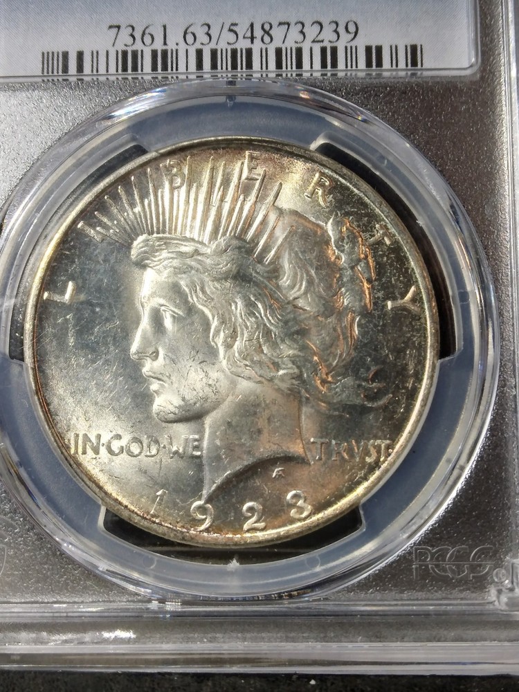 1923 D Peace Silver Dollar PCGS MS-63