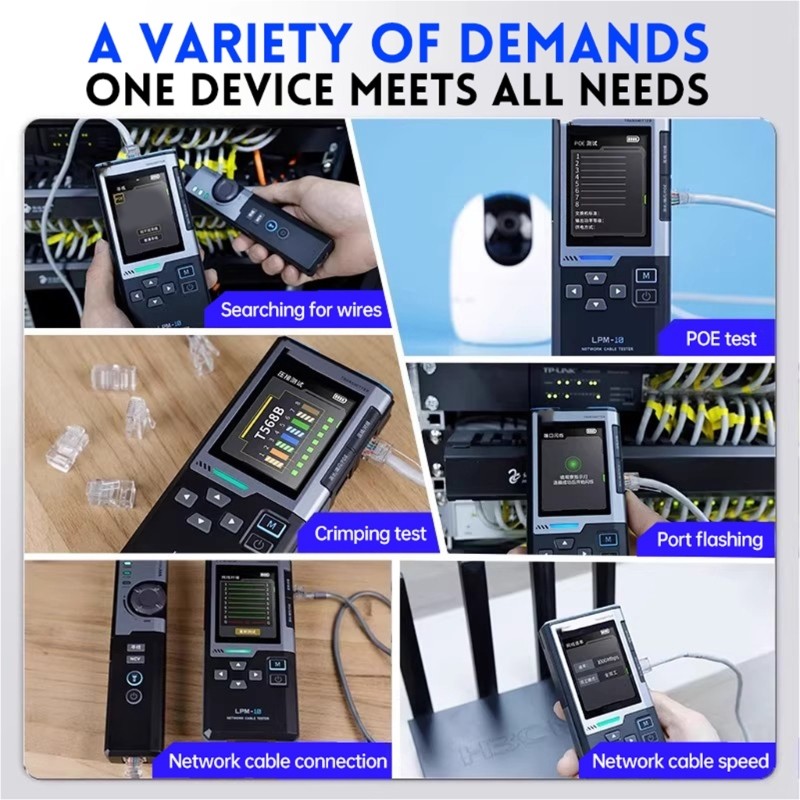Efficient Multifunction Internet Analyzers Cable Testing Troubleshooting