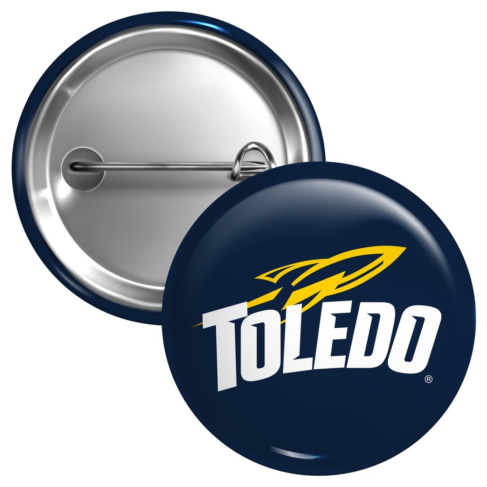 Toledo Rockets Button Pin - 3 Size Options