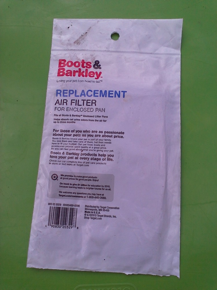 Boots & Barkley Replacement Air Filter - 6x4"