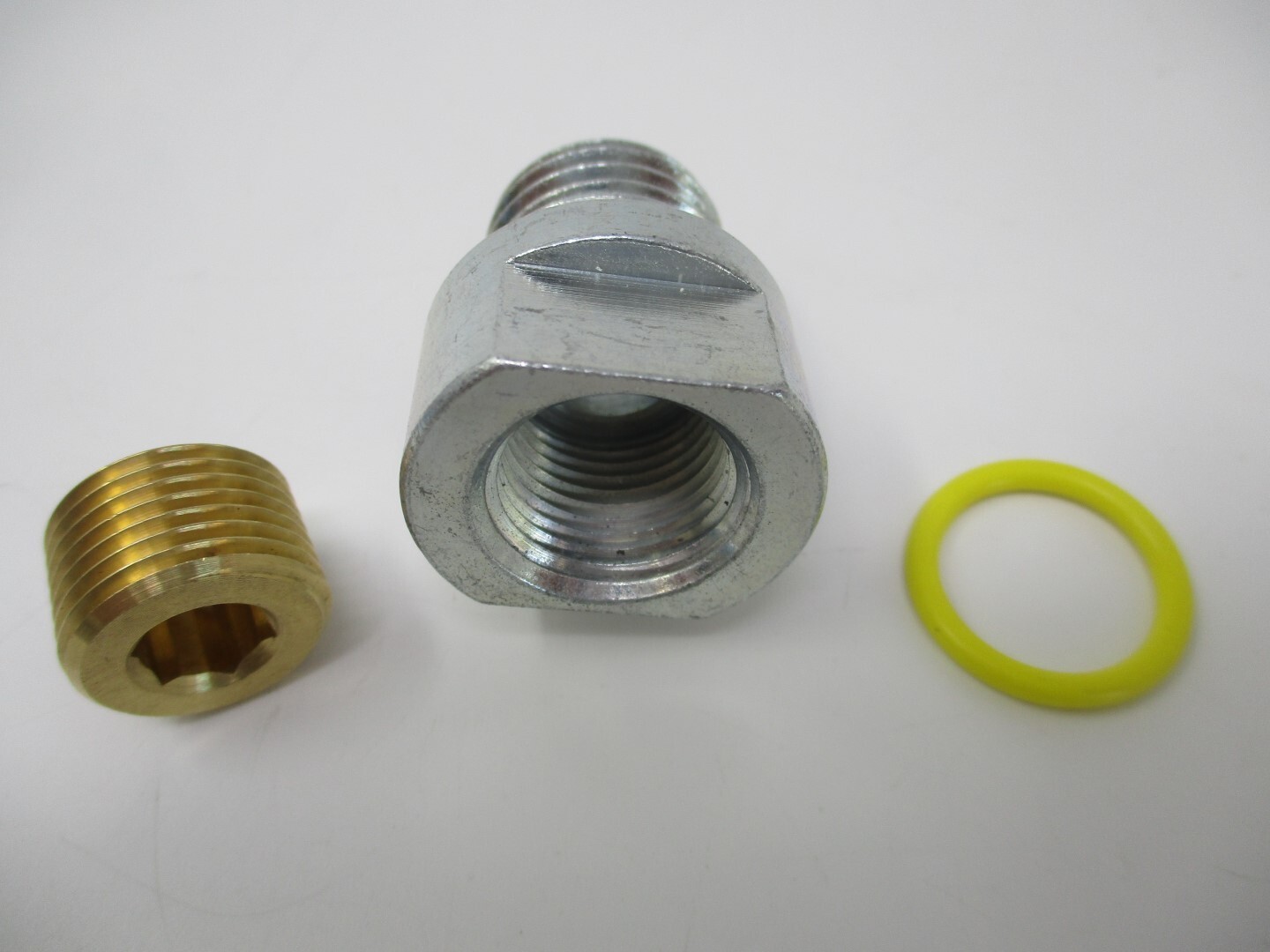 Genuine Kawasaki 59071-7023 Oil Drain Adaptor w Plug O-Ring FR600V FR651V FR691V