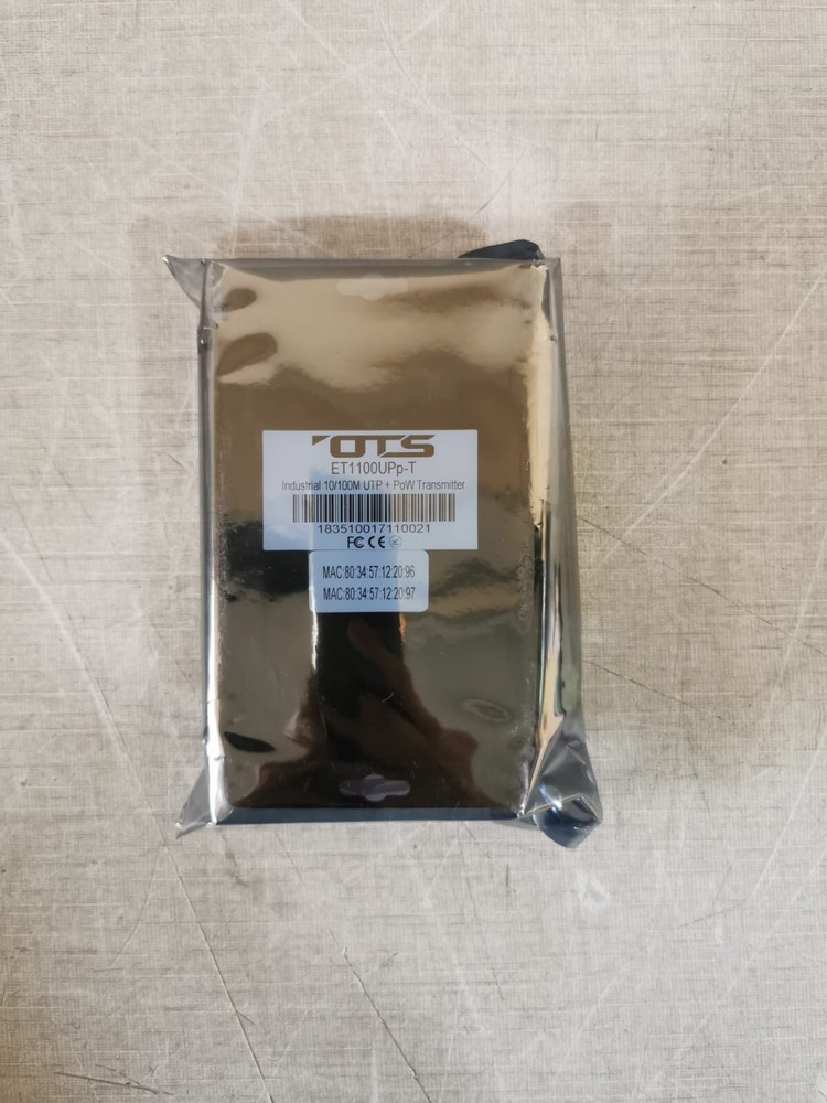 OTS ET1100UPp-T INDUSTRIAL 10/100M UTP+ PoW TRANSMITTER