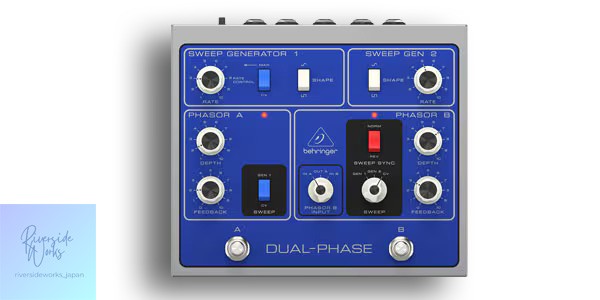 BEHRINGER DUAL-PHASE Phaser Pedal