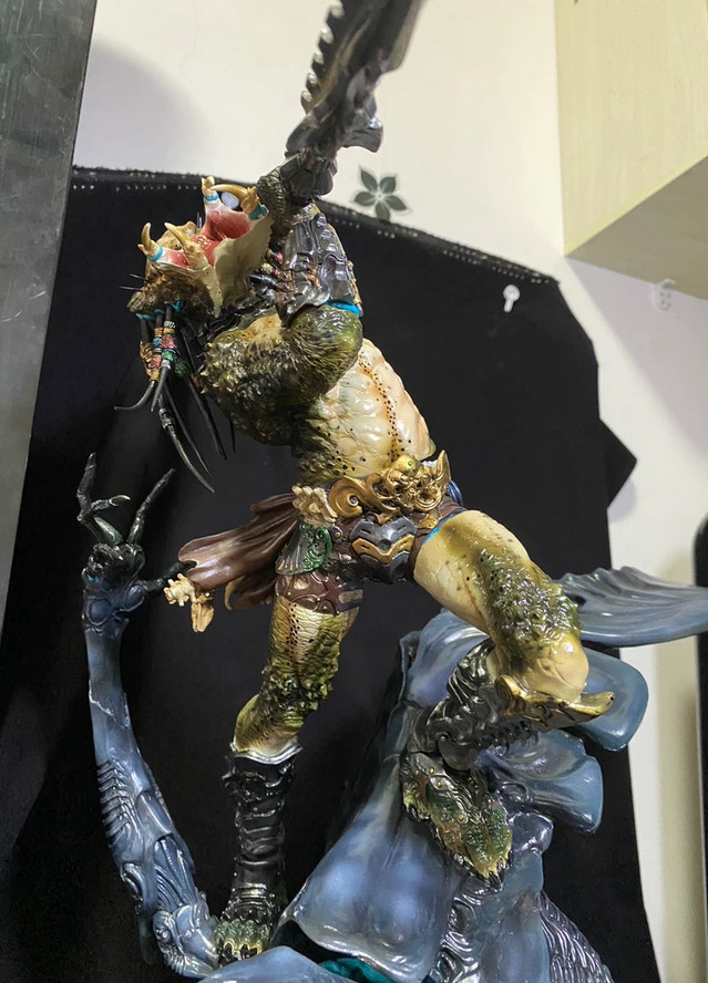 Narin Predator King VS Alien Queen model 1/6 scale painted statue