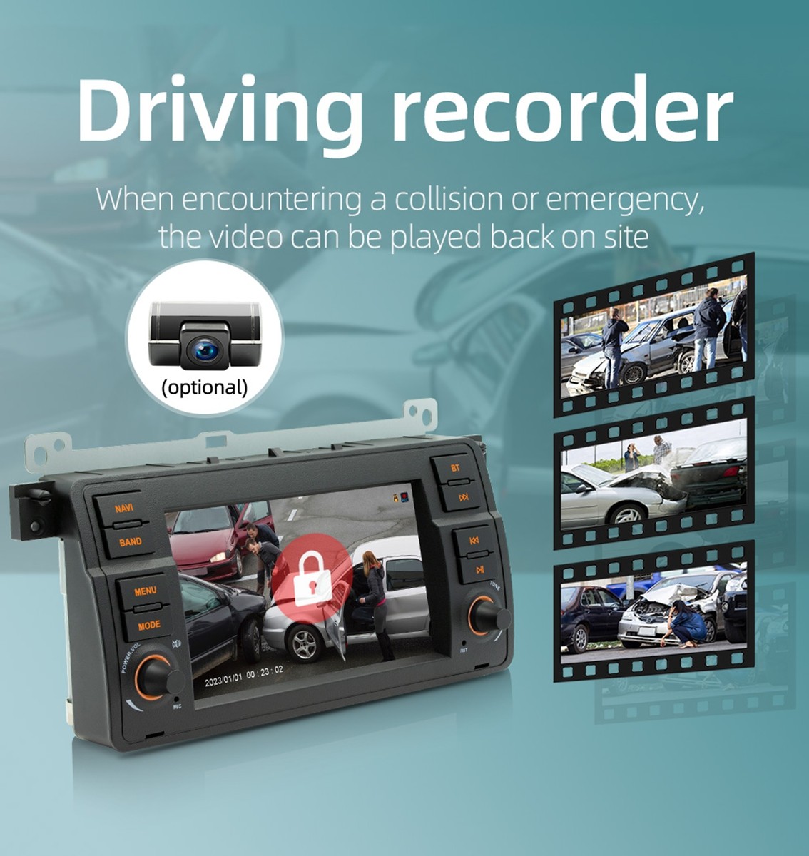 New Android 13 Car Stereo Radio GPS for BMW E46 M3 318/320/325/330/335 1998-2006