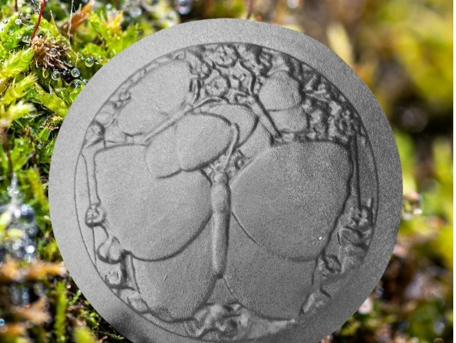 Butterfly steppingstone mold concrete plaster cement garden mould 12" x 1" thick