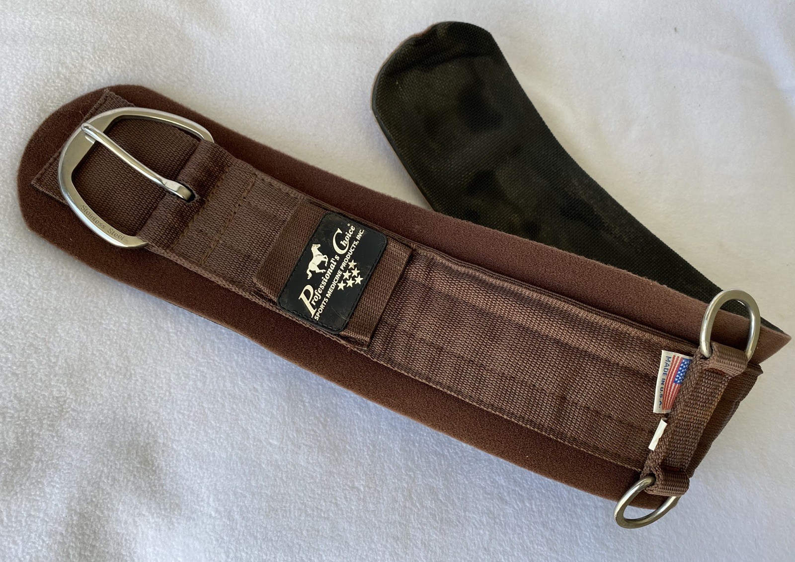 32" BROWN Professional's Choice SMx Neoprene CINCH~ROLLER Buckle~LIGHTLY USED