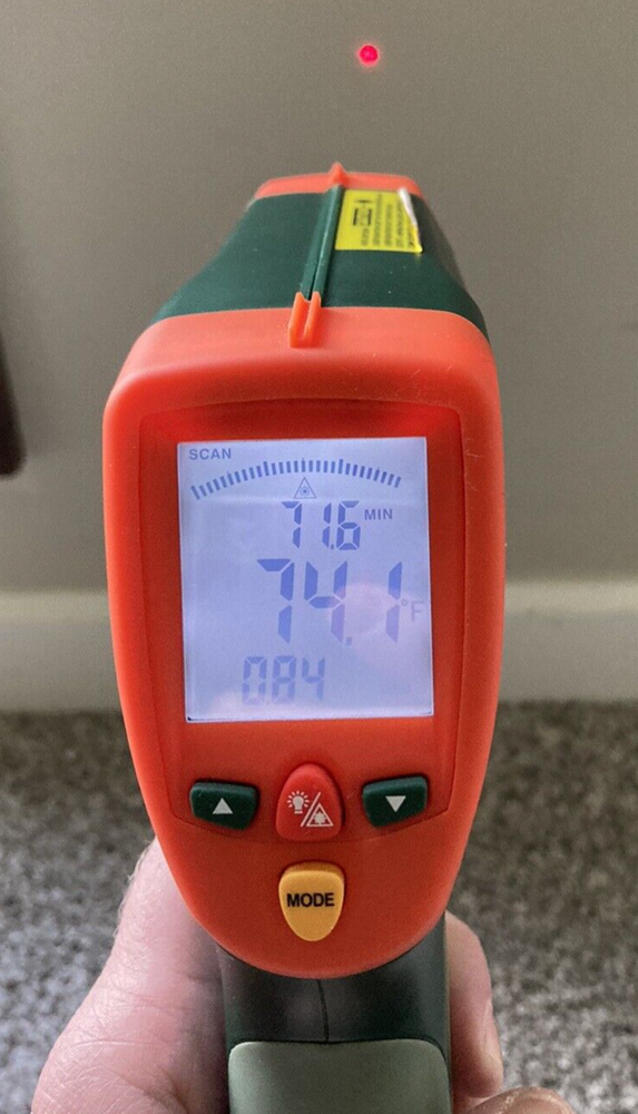 Extech Dual Laser Infrared Thermometer Model 42570 IR Temperature