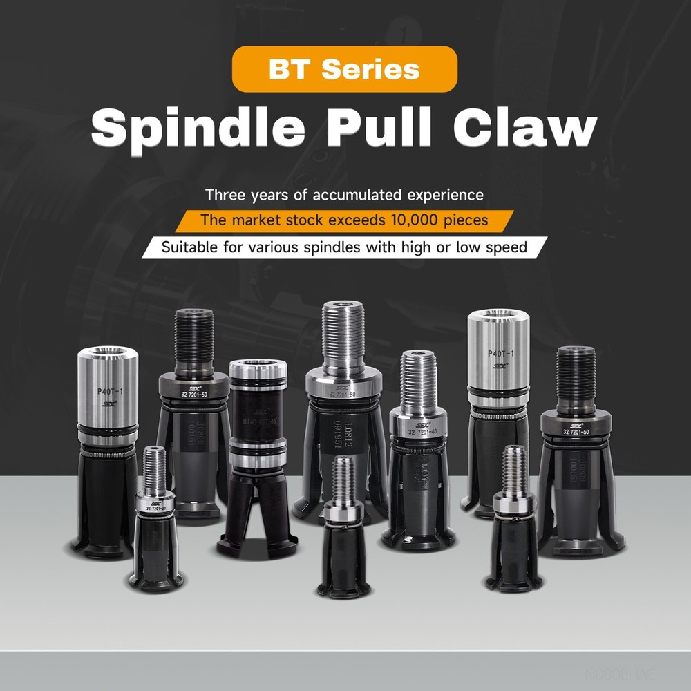 BT30-90° Internal Thread Pull Claw 4 Petal Clamp Pull Claw for CNC Machine