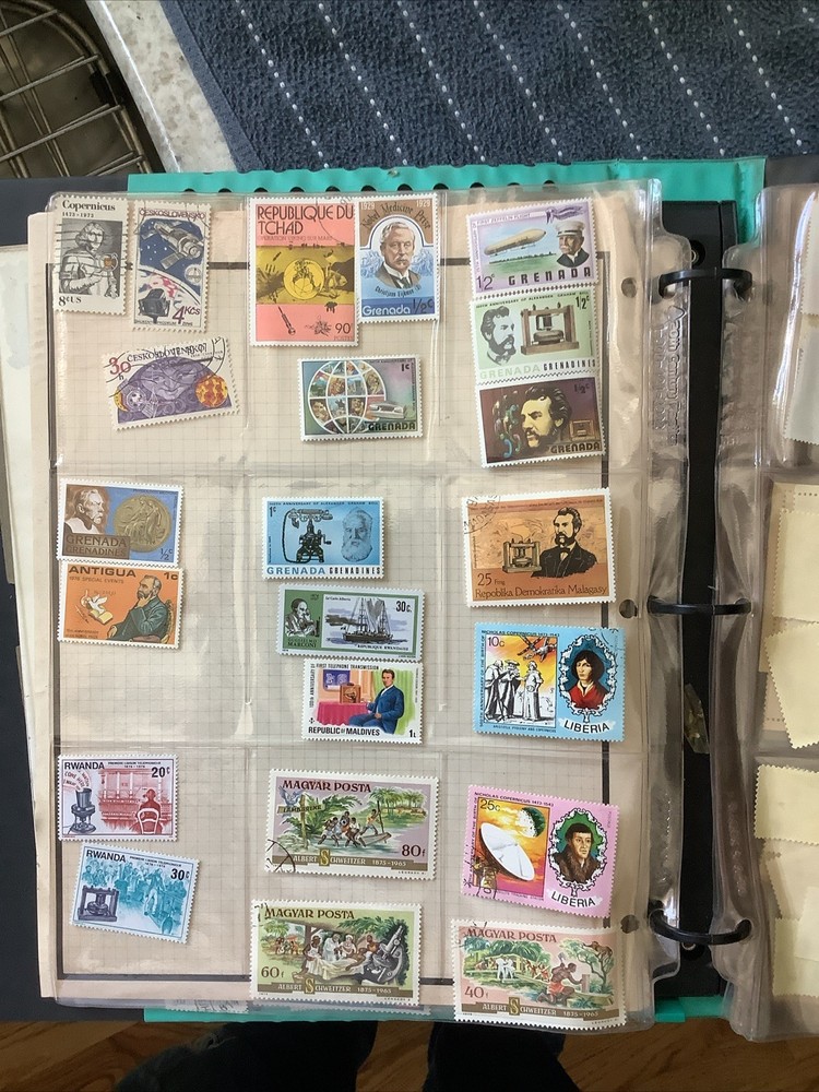 1982-83 )Issues of USPS Commemorative Stamp Album. With Stamps Plus 4 In Corners