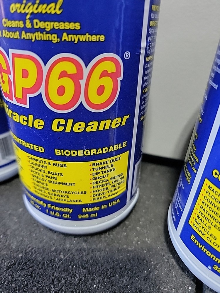 All purpose Biodegradable Cleaner 3 Pack Gp66 Miracle Cleaner