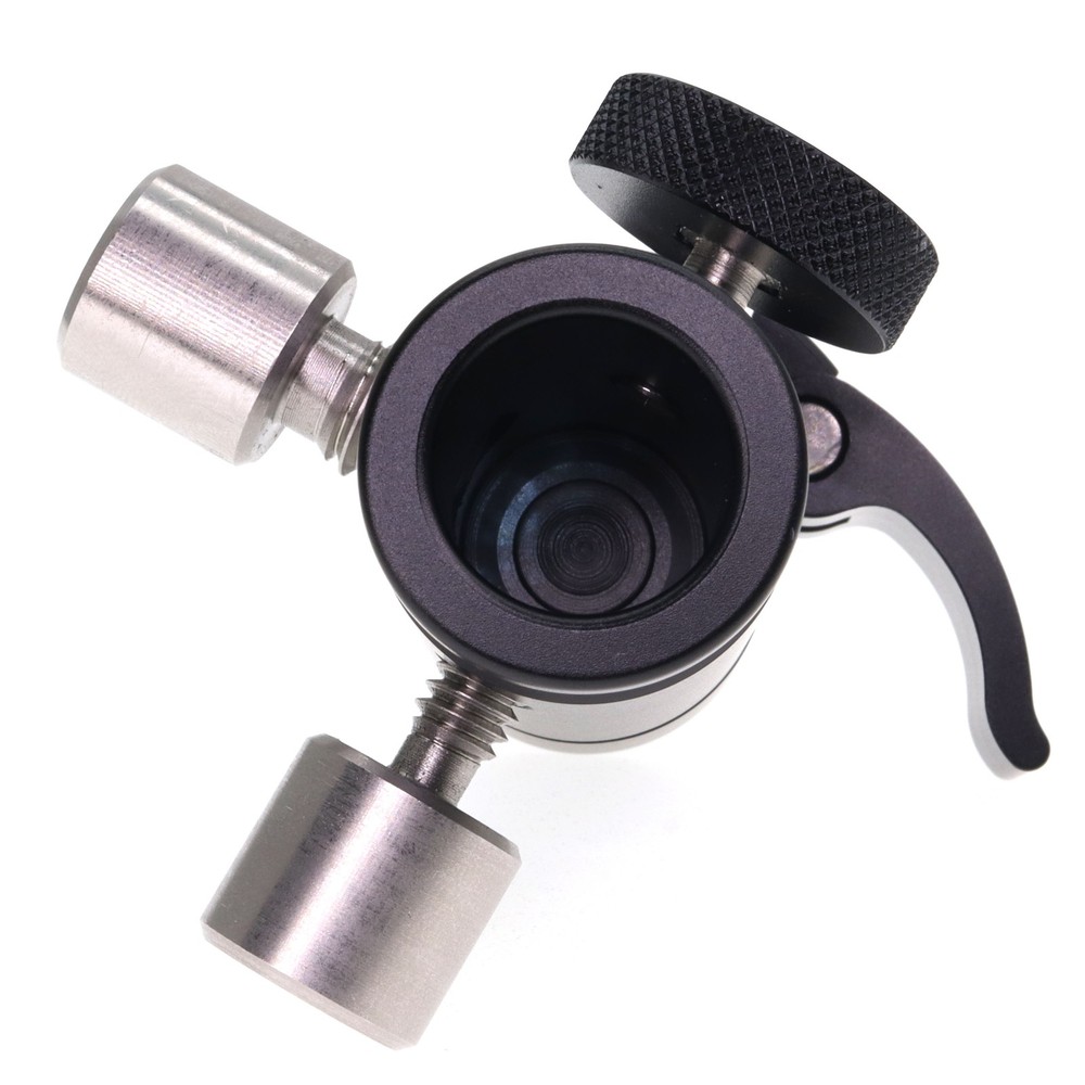 Microphone Boompole Quick Release System with 1/4"&3/8" Screw Head