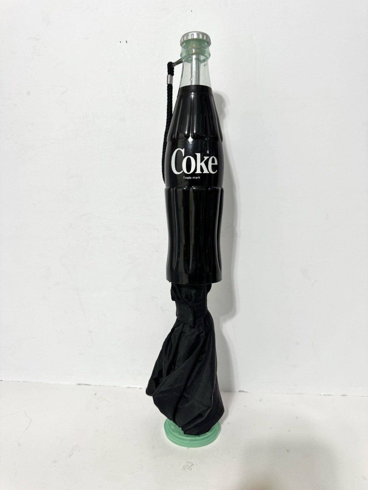 Vintage Coca-Cola Coke Bottle Umbrella 100th Centennial 30” Coke Collectible