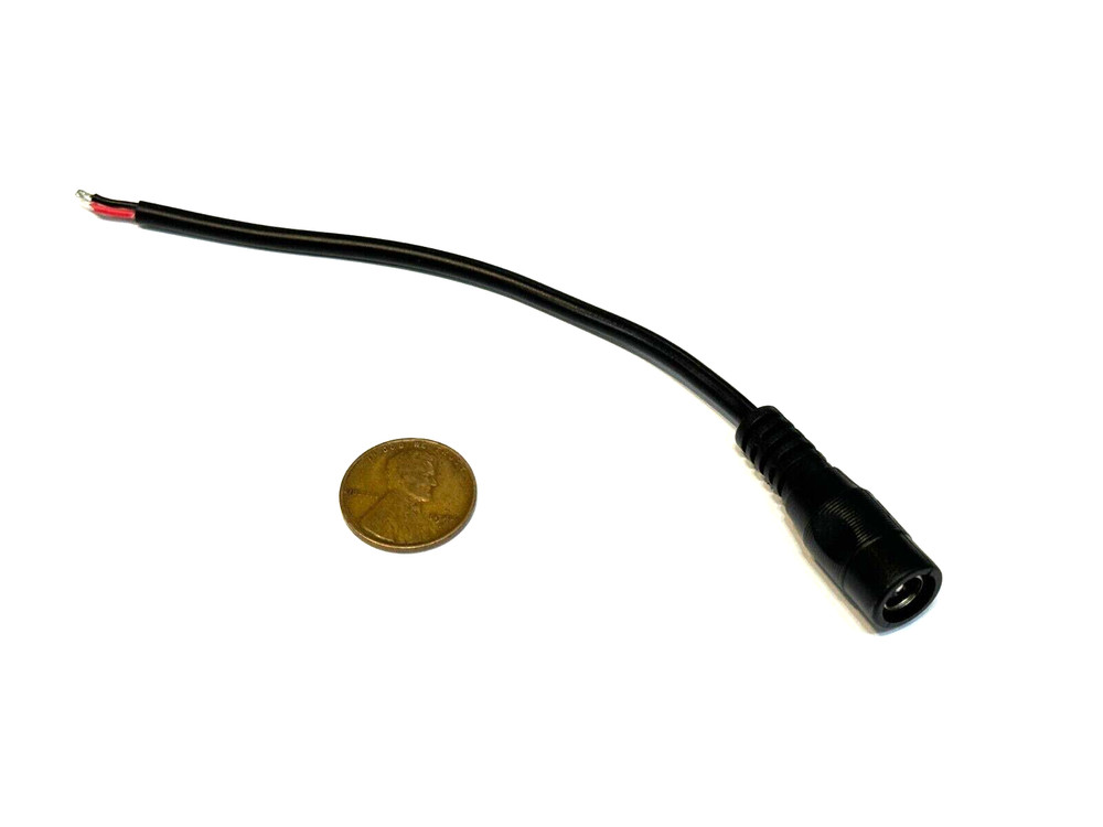 5.5x2.1mm Female DC Power Socket Jack Connector Cable Plug Wire E88