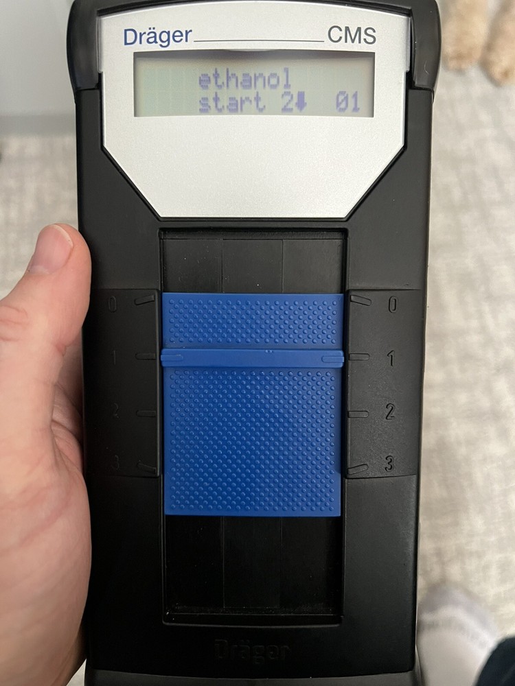 Dräger CMS Analyzer Chip Measurement System Gas Detector + CMS Analyzer