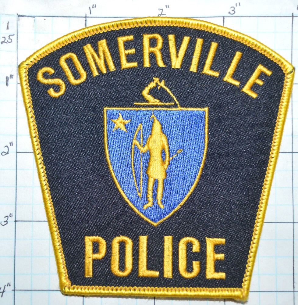MASSACHUSETTS, SOMERVILLE POLICE DEPT WEB BACK PATCH