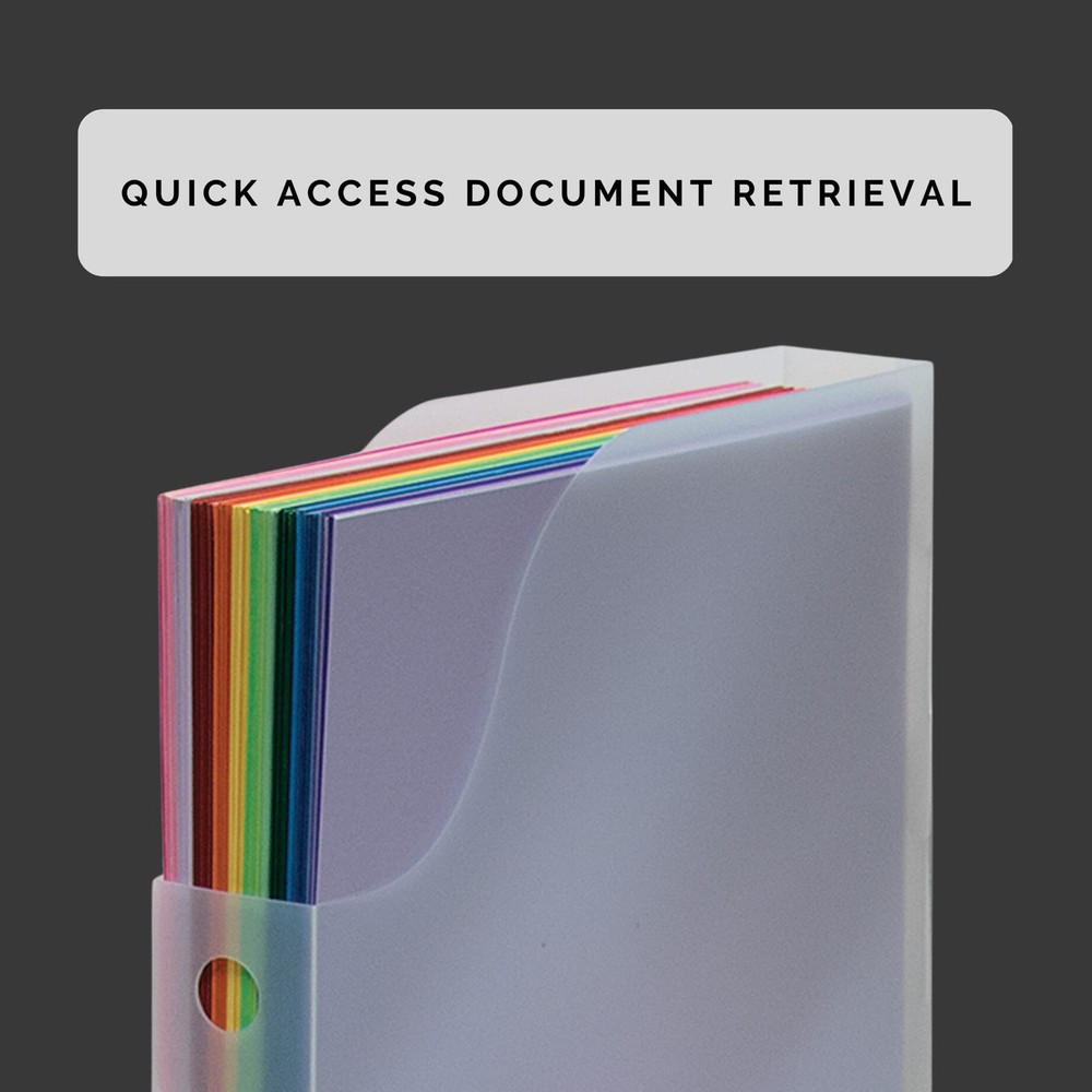 Durable Multi Functional File Organizer For 12X12 Paper And Documents