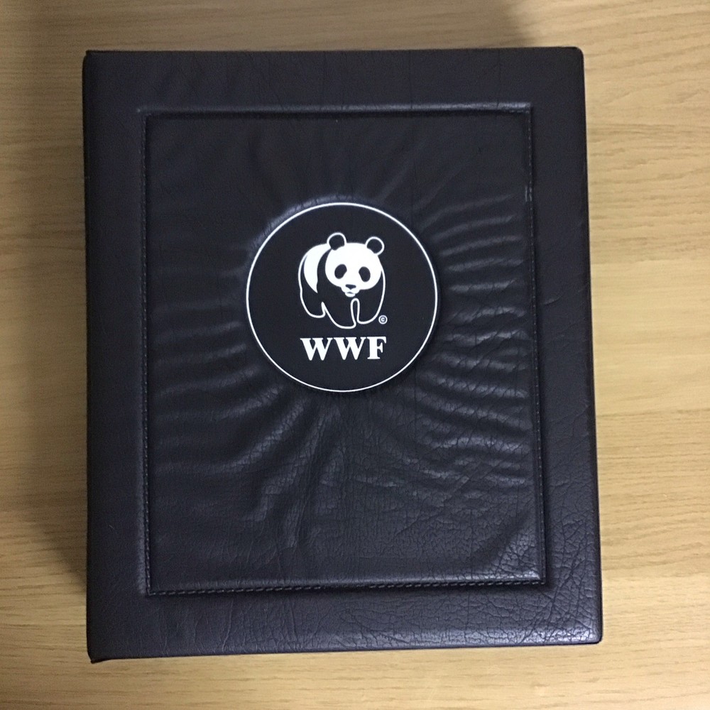 WWF Stamp And Cover Album With Slipcase And Leaves