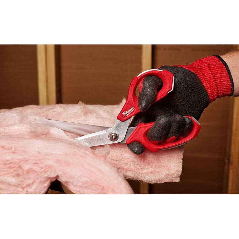 Milwaukee 48-22-4047 Job site Offset Scissors New Precision Sharp Blade Cutting