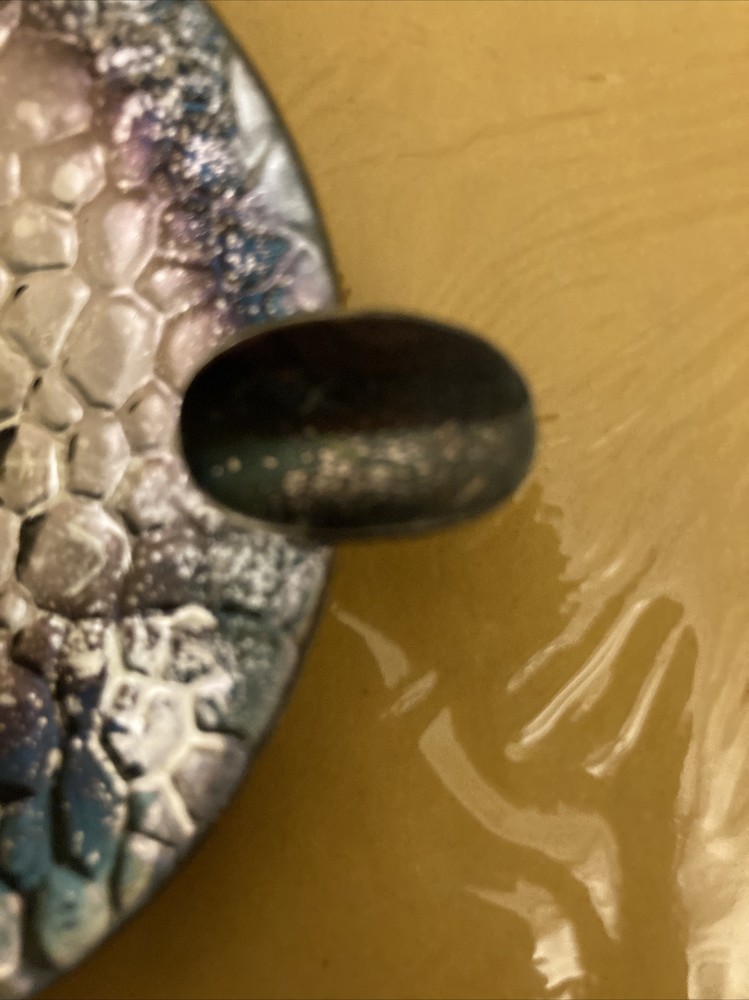 Hammered Ashtray Ankara Symbol See Description Below