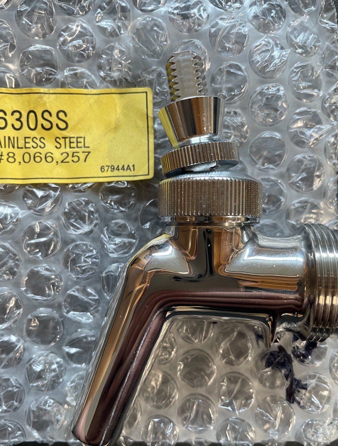 PERLICK 630SS Beer Faucet, Stainless Steel