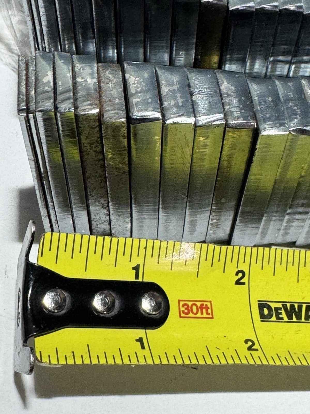 (18) 5-1/2” L x 2” W Steel Strap Shim Plate Assorted Thickness F Hole Size 3/4”