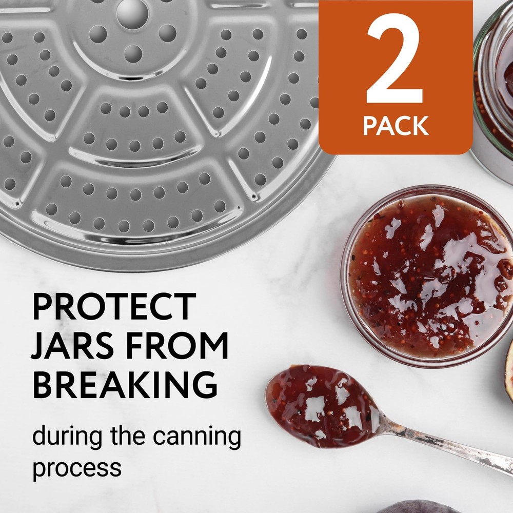 IMPRESA Stainless Steel Canning Rack - Stackable Design & 11,