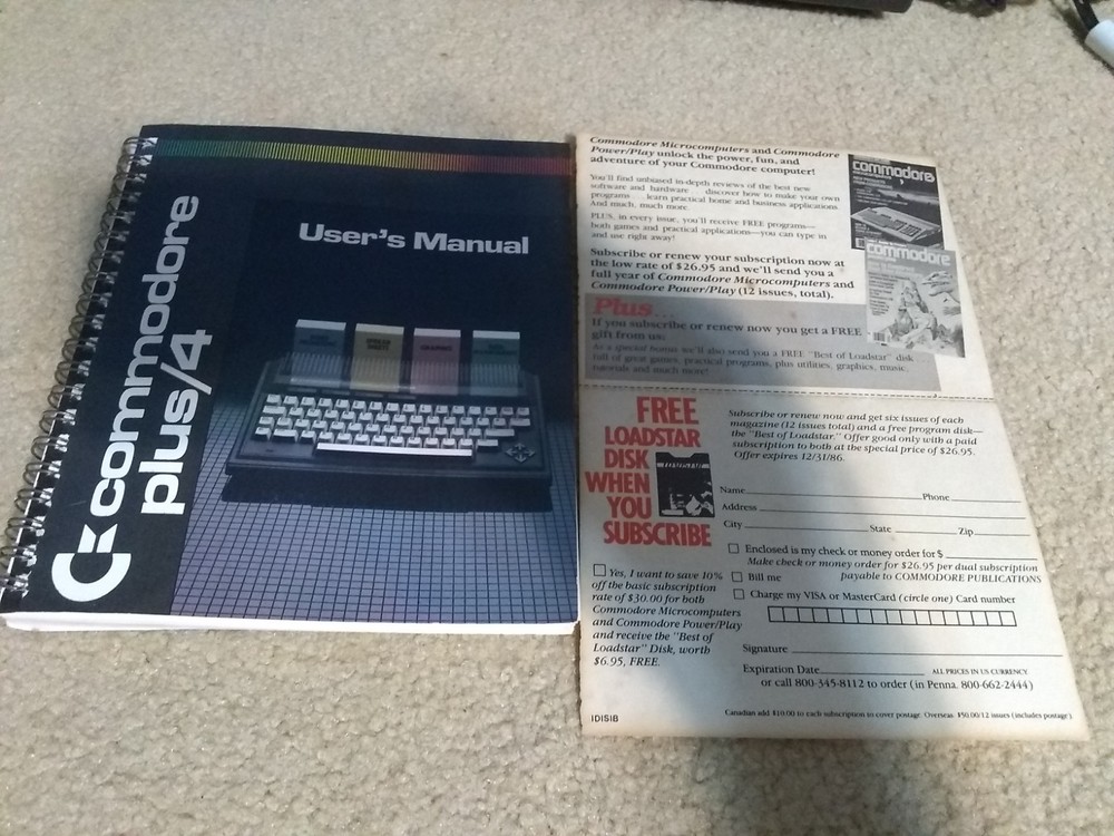 Commodore Plus/4 Computer, IN BOX, CBM 264 (As-Is) #101
