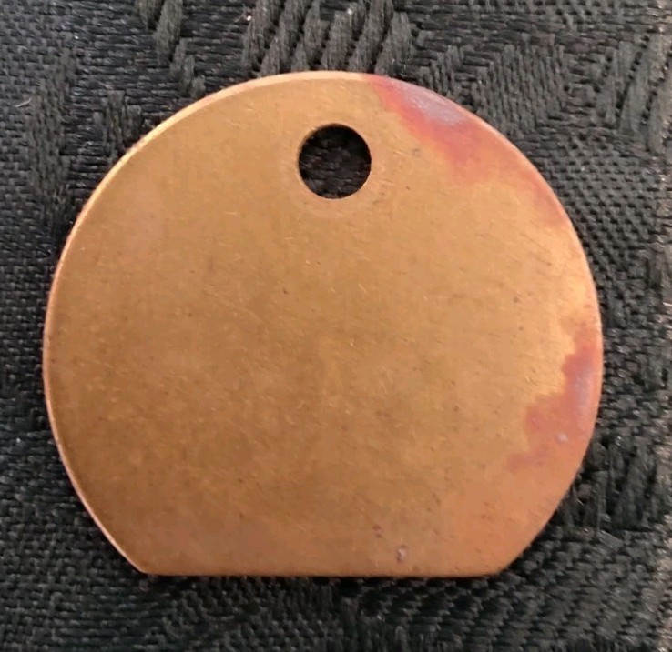 Colliery Pit Check Tally - marked HATFIELD 2340