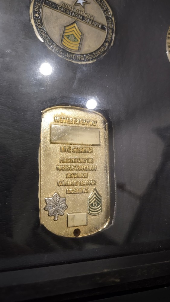 ARMY MEDAL WALL DISPLAY Real