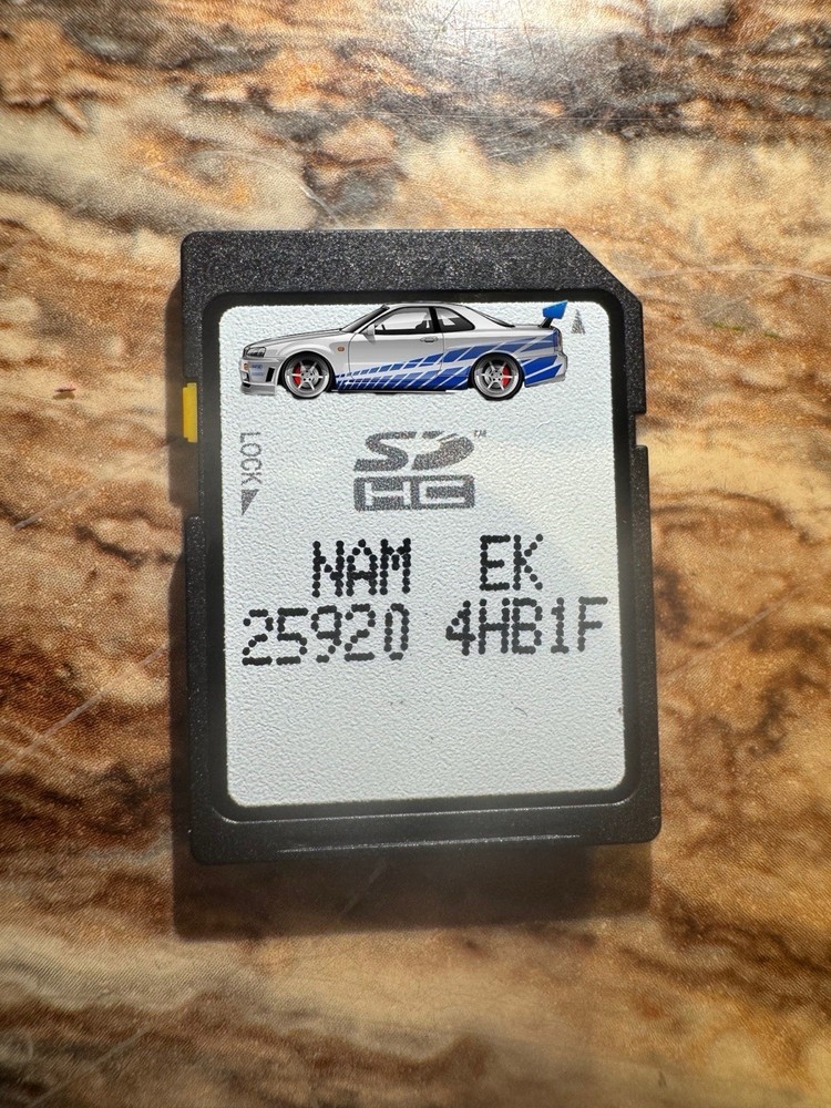 SD Navigation CARD MAP MEMORY OEM 25920 4HB1F