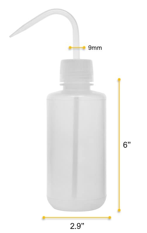 Wash Bottle, 500ml - Low Density Polyethylene - Translucent, Unbreakable - Sc...