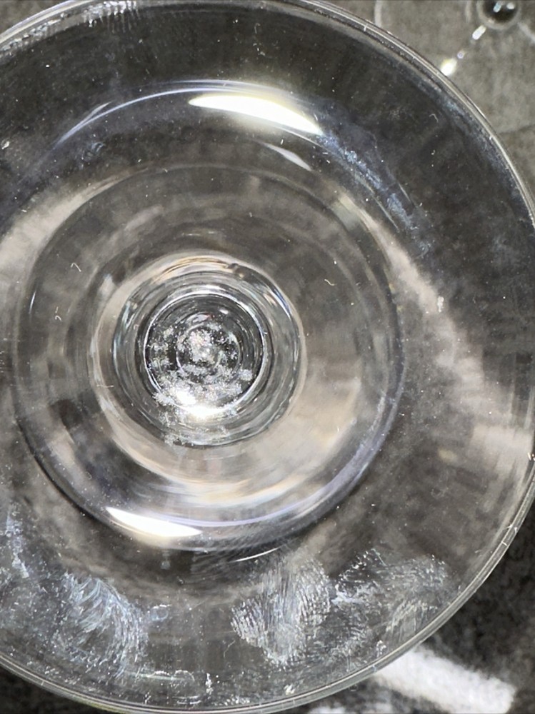 6 Lenox (Possibly Allegro Pattern) Crystal 7 5/8" Wine Glasses