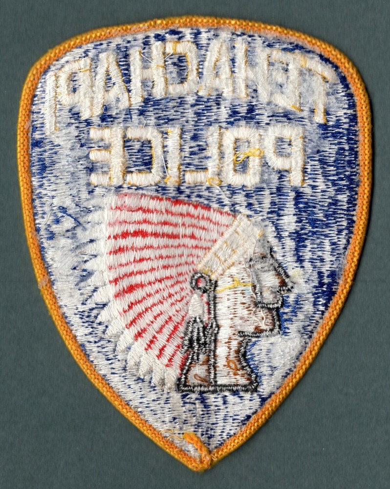 Tehachapi California Police Patch Set - left / right - Authentic