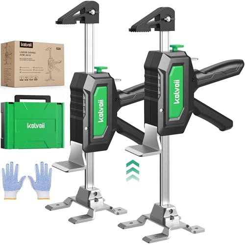 Furniture Jack 2 Pack, Construction Jack with Two-Speed Drop Modes, Multi