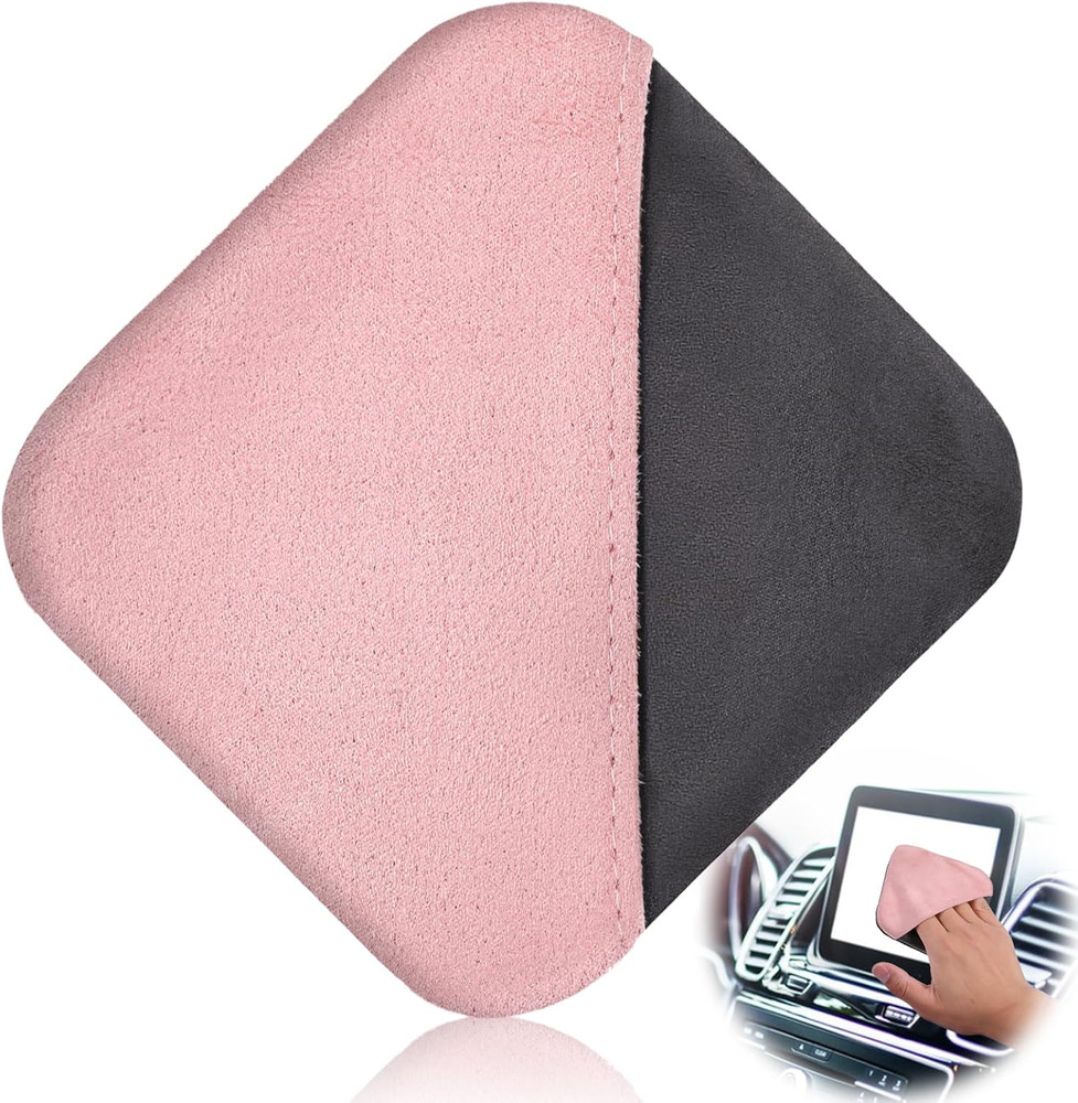 Pink Car Screen Cleaner Microfiber Auto Screen Cleaning Pad, Auto Touchscreen Cl