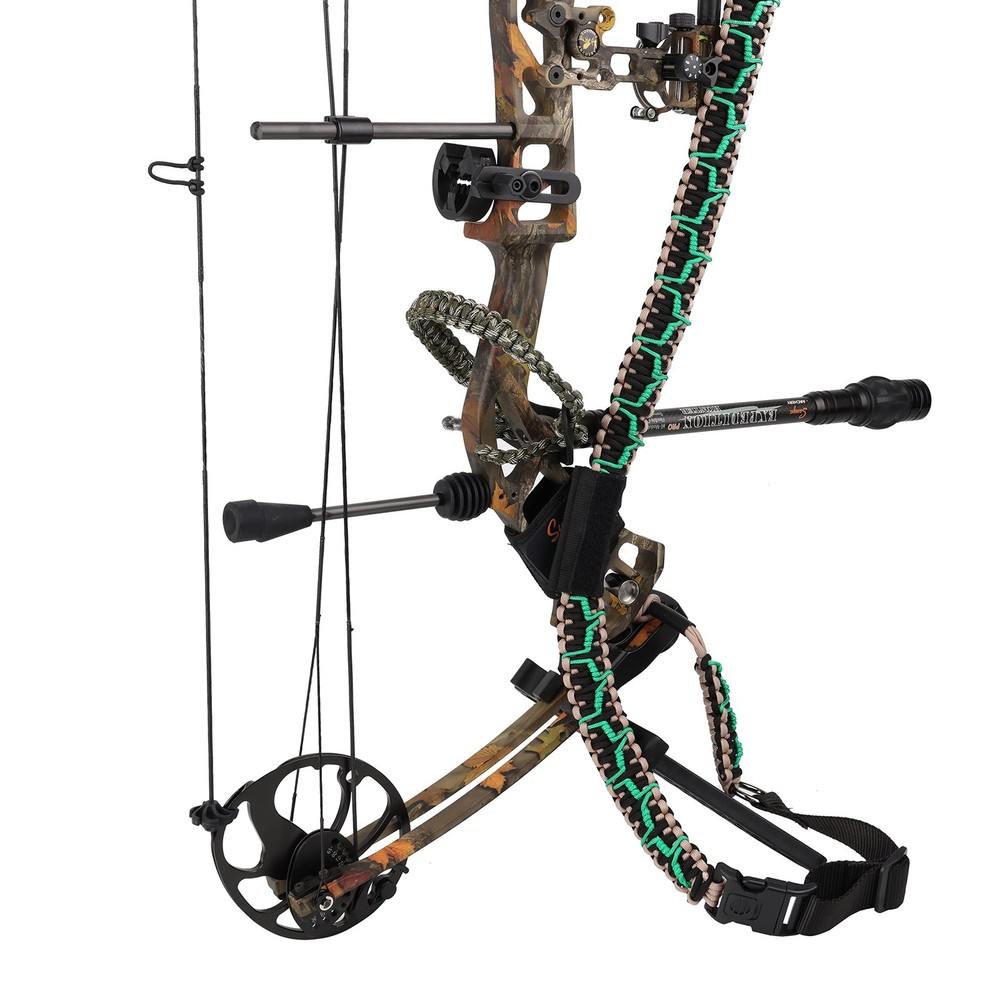 SUNYA Paracord Compound Bow Sling with V2 Magnetic Connection System