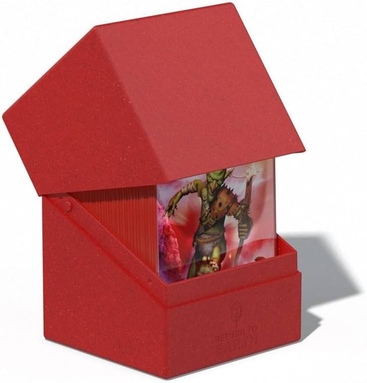 Ultimate Guard Return To Earth Boulder Deck Case 100+ Standard Size Red