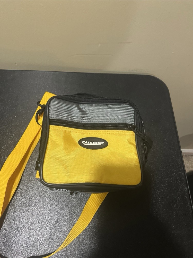 Vintage Case Logic CD Player Carrying Case & Storage Bag W Strap