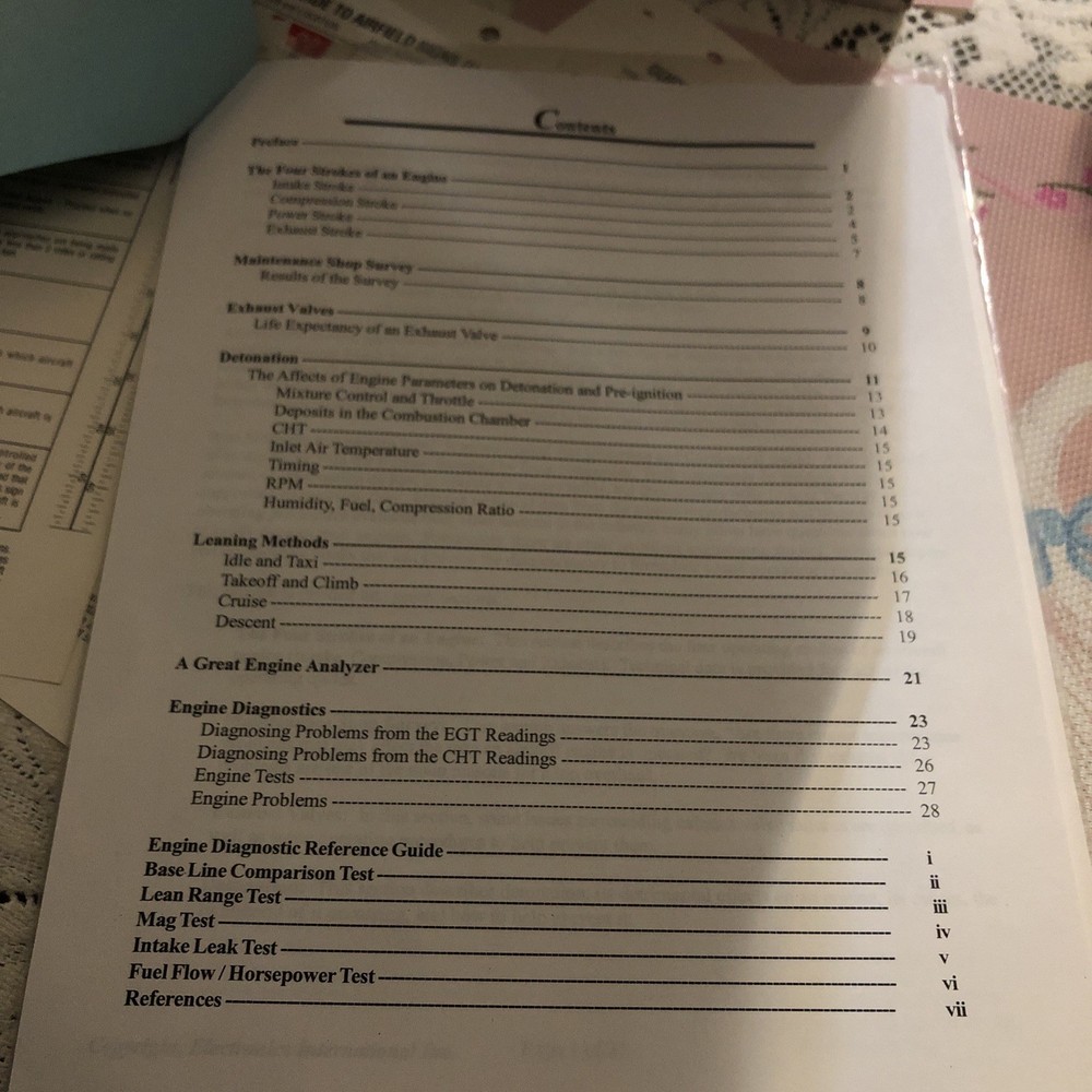 THE PILOT'S GUIDE FOR LEANING AND DIAGNOSING AIRCRAFT ENGINE PROBLEMS