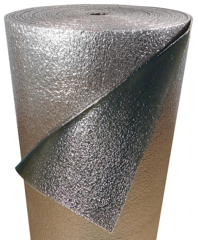 TempSHIELD-10mm 48" X 50ft Reflective Foam Core Insulation roll Foil / Black