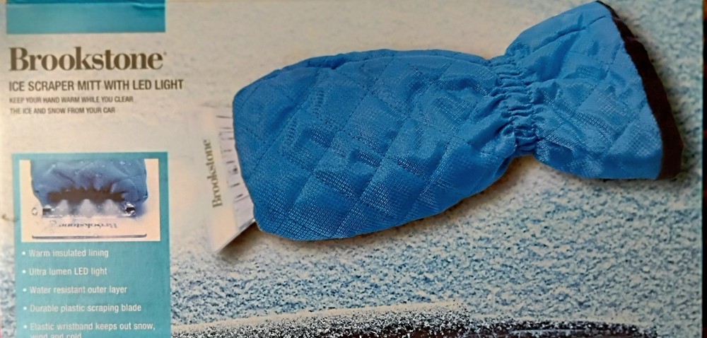NEW- Brookstone ice Scraper With led Light