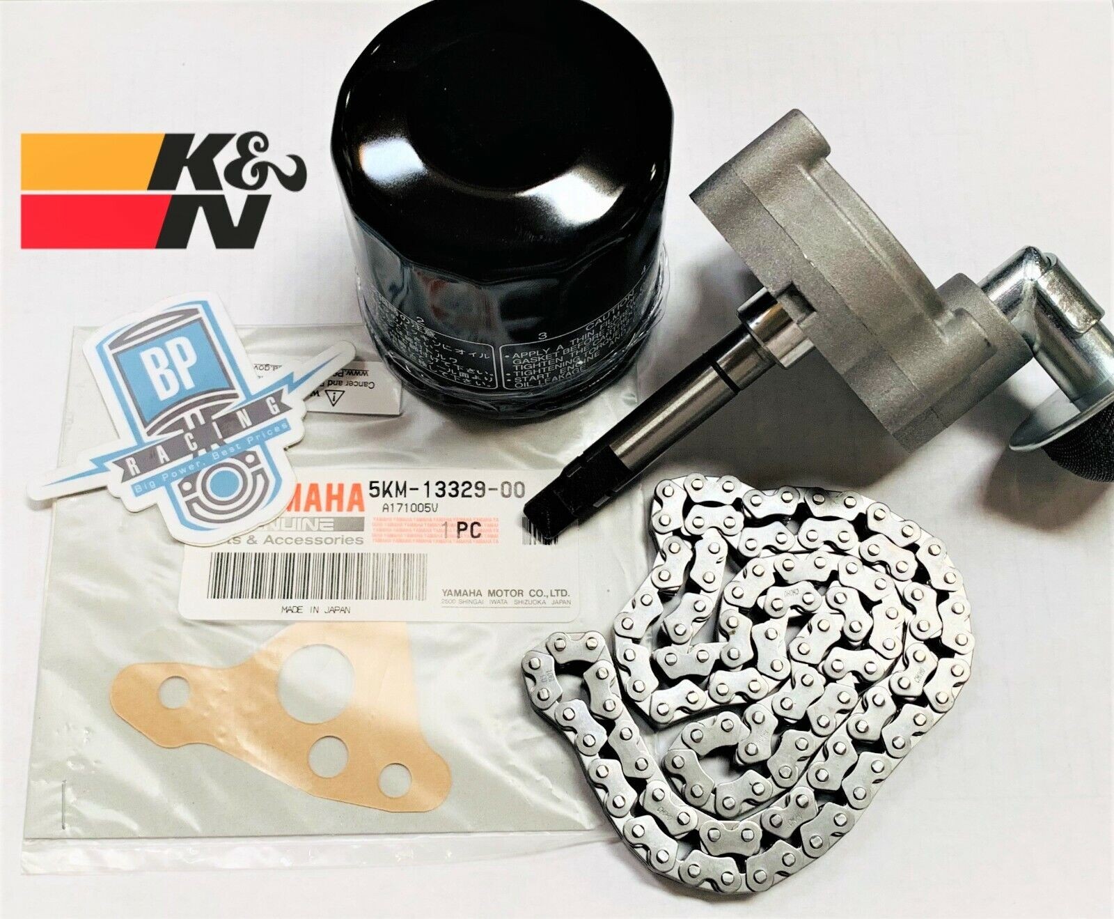 Rhino Grizzly 660 Oil Pump K&N Filter Chain OEM Gasket Hi Flow Cooler Heavy Duty