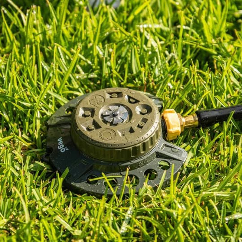 Turret Pattern Sprinkler 9-Pattern for 1115 Sq Ft Coverage