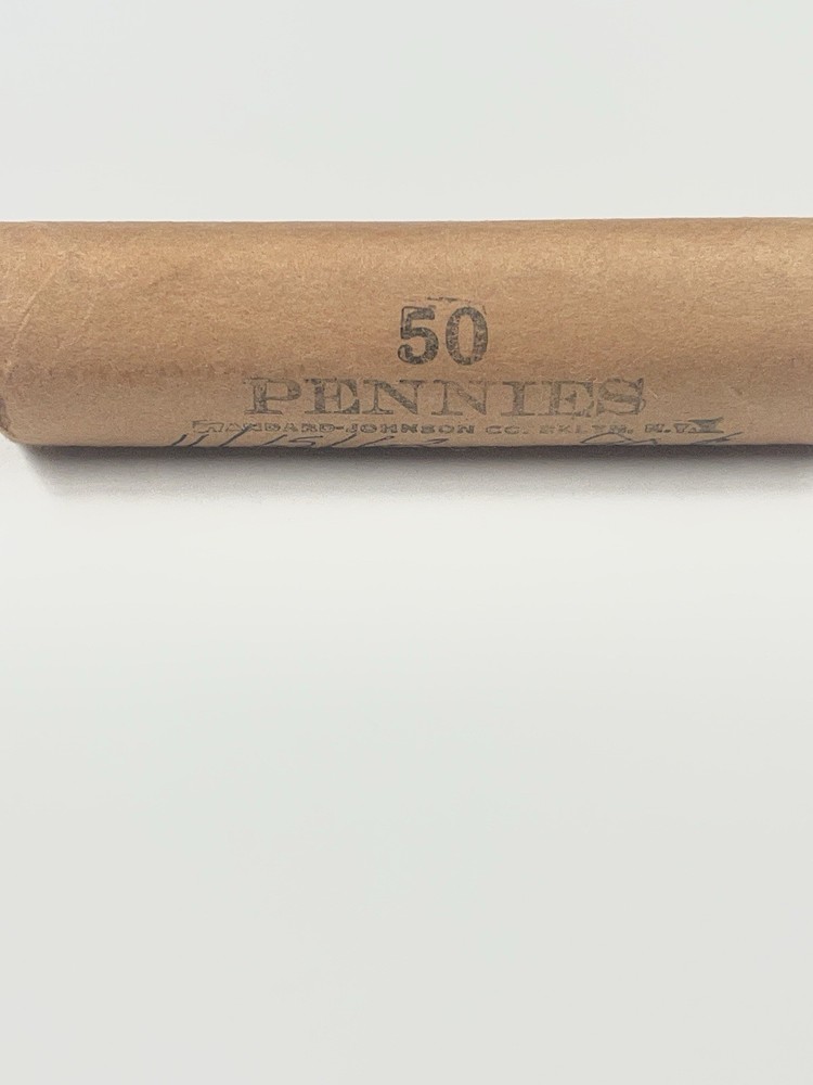 1951-S Penny roll. 60+ year old roll.