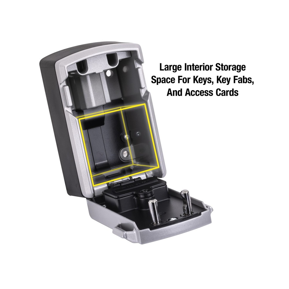 Master Lock Digital Lock Box for Keys with Code, Electronic Wall Mount Key Sa...